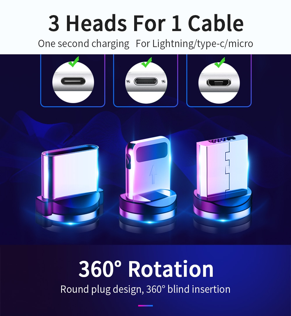 Magnetic Micro USB Cable