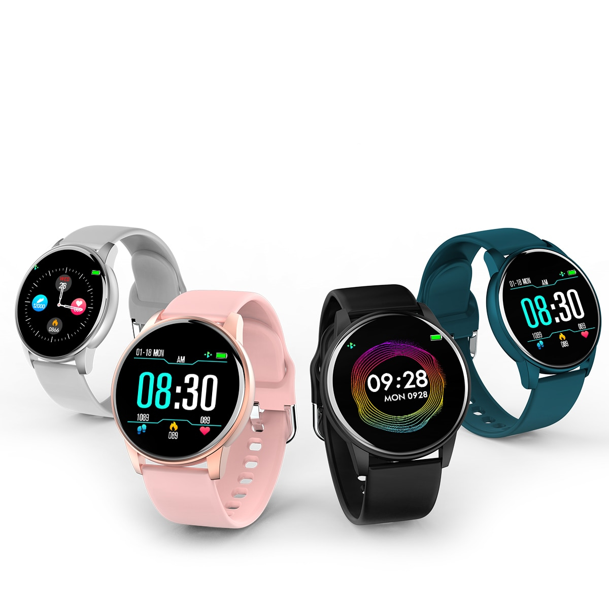 Unisex Smart Watch with Heart Rate Monitor